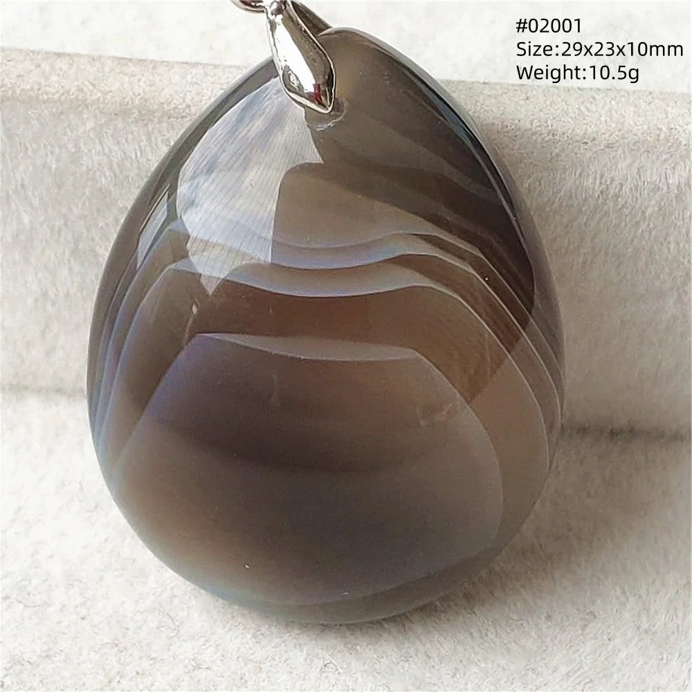 Natural Black Persian Agate Pendant Necklace Eye Women Men Jewelry Rare Fashion Gemstone Pink Agate Necklace AAAAAA