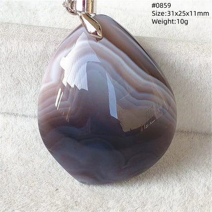 Natural Black Persian Agate Pendant Necklace Eye Women Men Jewelry Rare Fashion Gemstone Pink Agate Necklace AAAAAA