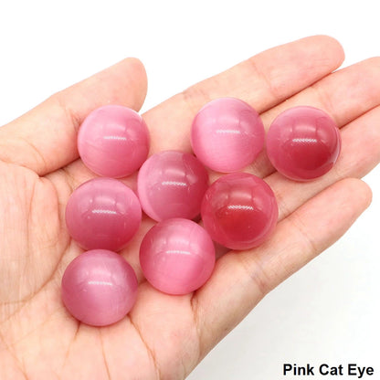 20mm Black Agate Balls Natural Stone Sphere Healing Crystal Amethyst Energy Globe for DIY Jewelry Specimen Collection Home Decor