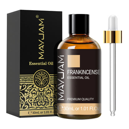 MAYJAM 1PCS 30ML Aromatherapy Essential Oil Lavender Vanilla Jasmine Eucalyptus Peppermint Aroma Oil for Diffuser Candle Soap