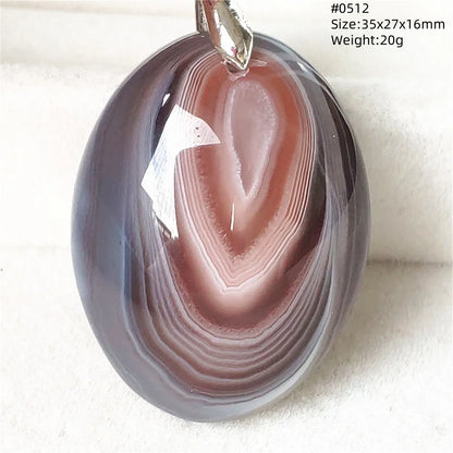Natural Black Persian Agate Pendant Necklace Eye Women Men Jewelry Rare Fashion Gemstone Pink Agate Necklace AAAAAA