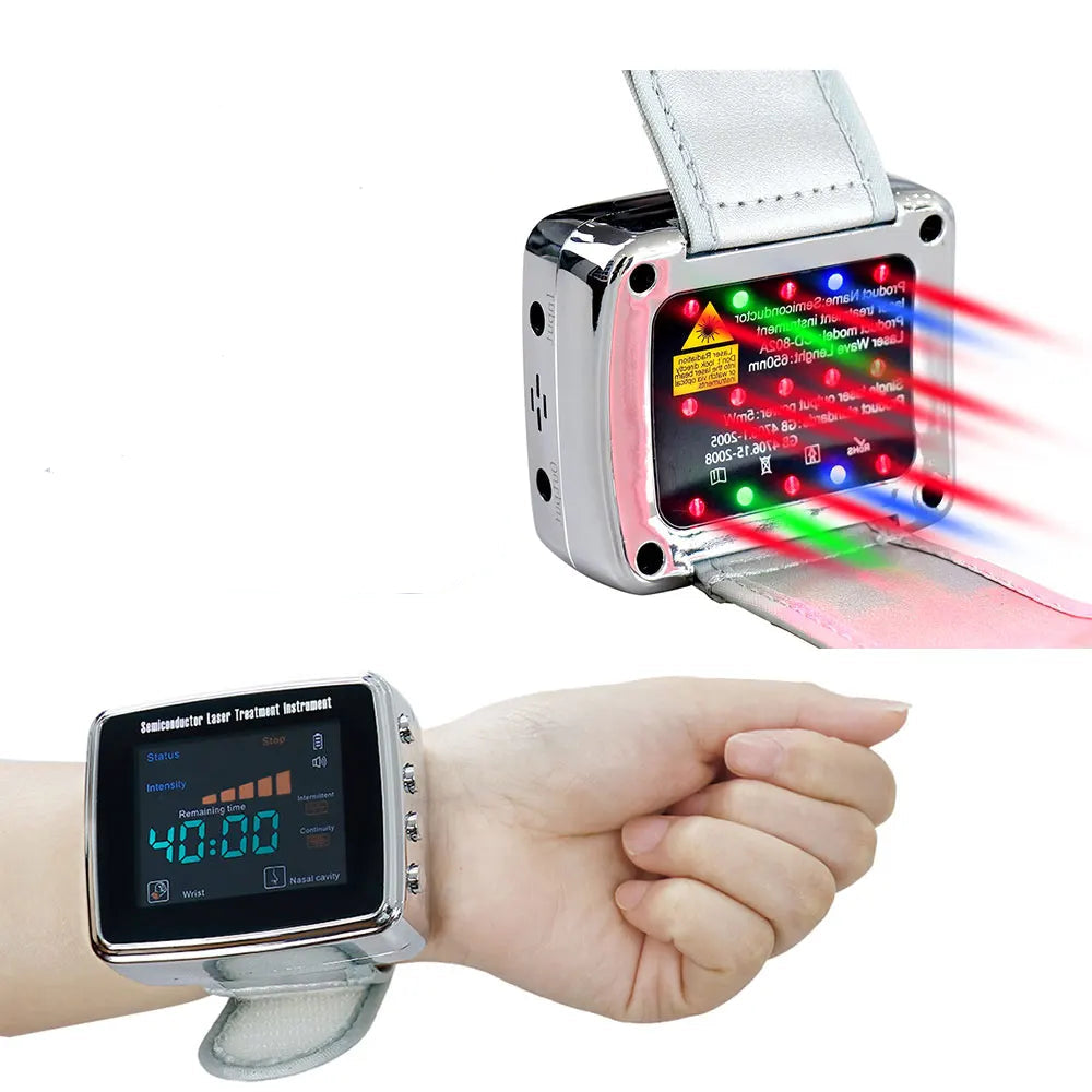Laser Wrist Watch Hypertension  Diabetes  Rhinitis Sinusitis