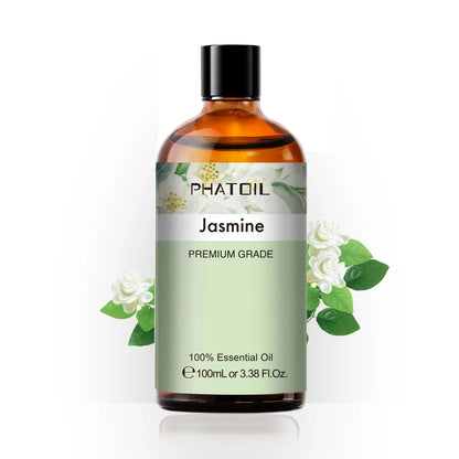 100ML Pure Natural Rose Essential Oils Humidifier Diffuser Lavender Vanilla Peppermint Geranium Cloves Basil Tea Tree Aroma Oil