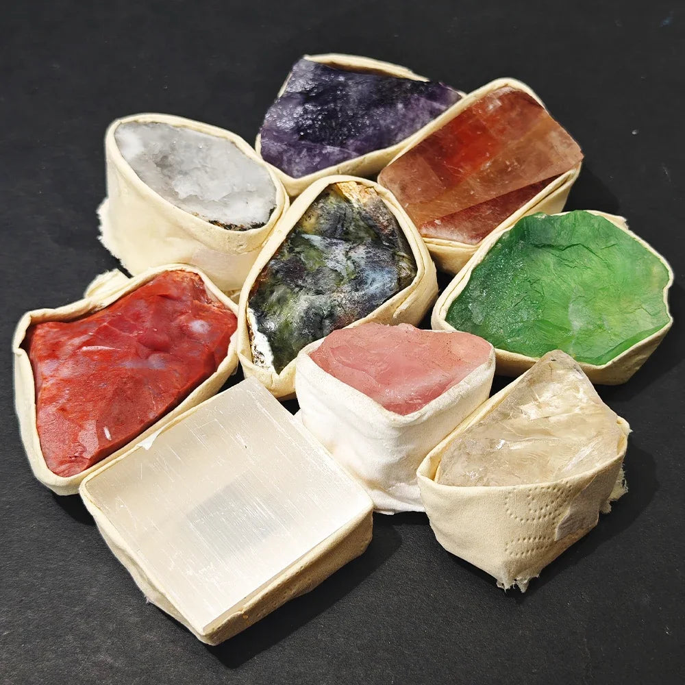 Natural Crystal Raw Stone Set Rose Quartz Irregular Ore Mineral Specimen Aquarium Decoration Home Decor Gift Fragrant Stone