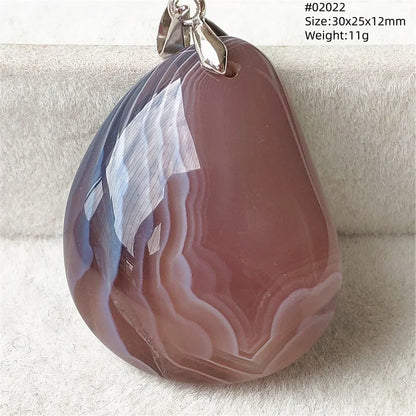 Natural Black Persian Agate Pendant Necklace Eye Women Men Jewelry Rare Fashion Gemstone Pink Agate Necklace AAAAAA