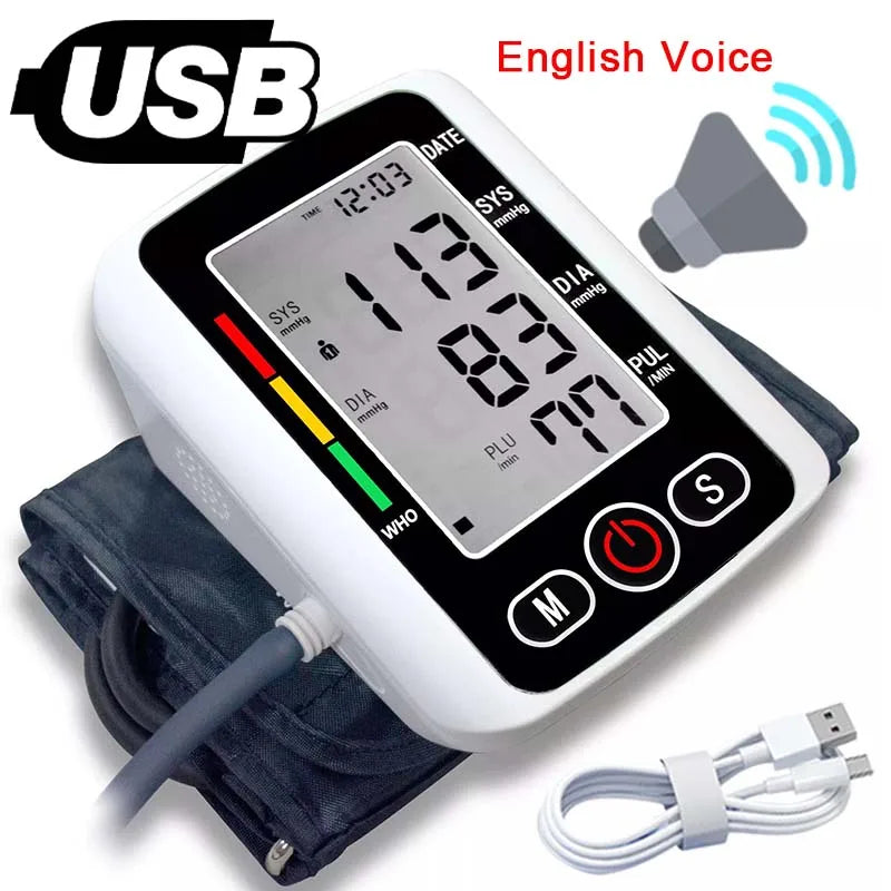 Digital  Blood Pressure and Heart Rate Pulse Meter