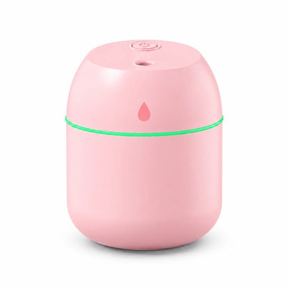 250ML Mini USB Air Humidifier Aroma Diffuser Essential Oil Cool Mist Maker RGB LED Night Light Quiet for Home Car Office Bedroom