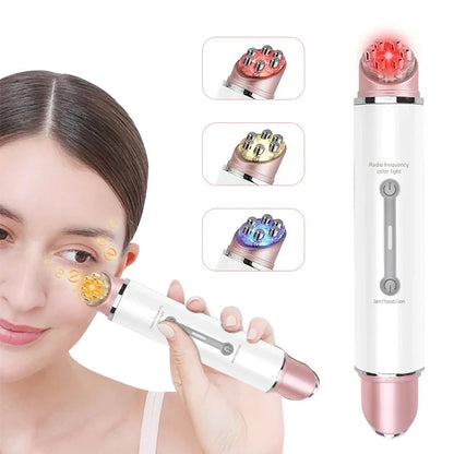 Hot  Microcurrent Face Lifting Device Red Ligh tEye Massager