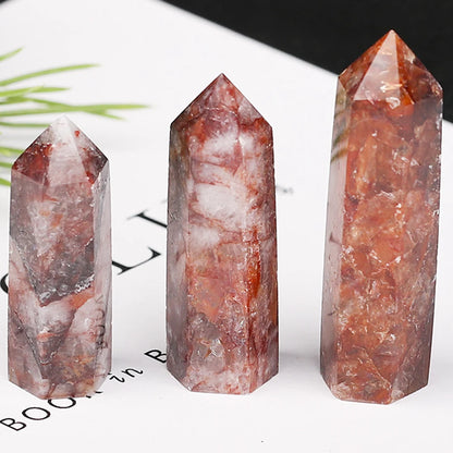 Natural Stone and Crystals Point Wand Witchcraft Rose Quartz Amethyst Home Decor Mineral Reiki Healing Stones Crafts Room Decor