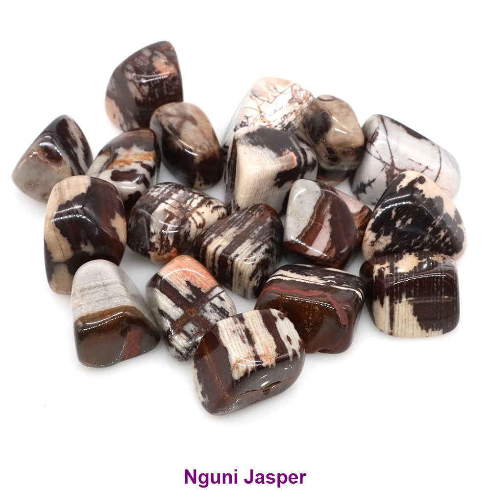 Red Inclusions Natural Tumbled Stones Healing Crystal Quartz Mineral Specimen Meditation Gemstones Tank Aquarium Home Decoration