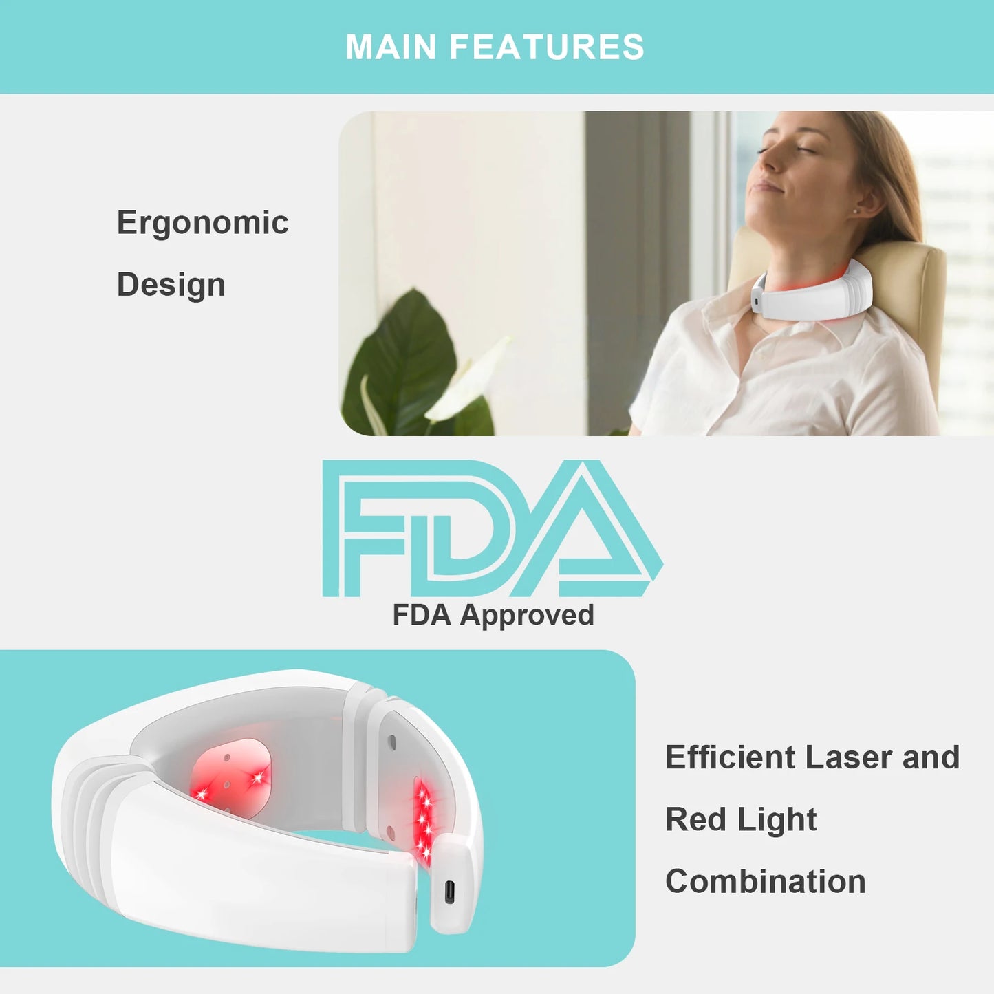 Cold Laser Therapy Device for Neck shouder  Pain Relief
