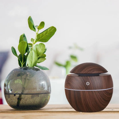Desktop Mini Personal Ultrasonic Humidifier Aromatherapy with Colorful LED Night Light, Office, Bedroom, Dorm Room, USB Power
