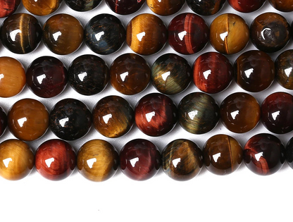 Natural Tiger Eye Beads for Jewelry Making