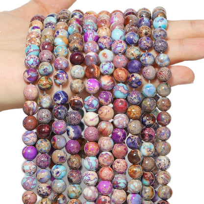 Natural Yooperlite Stone Beads for Jewelry Making