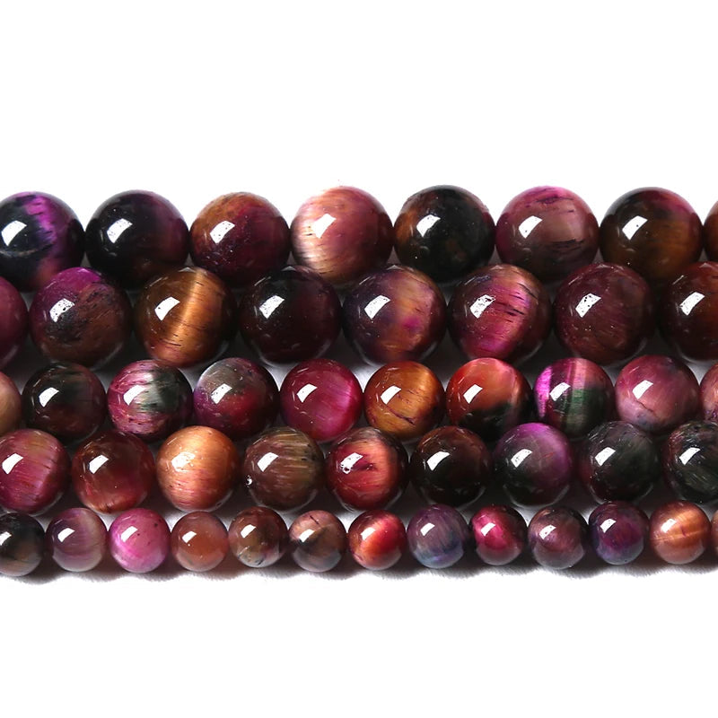 Natural Tiger Eye Beads for Jewelry Making