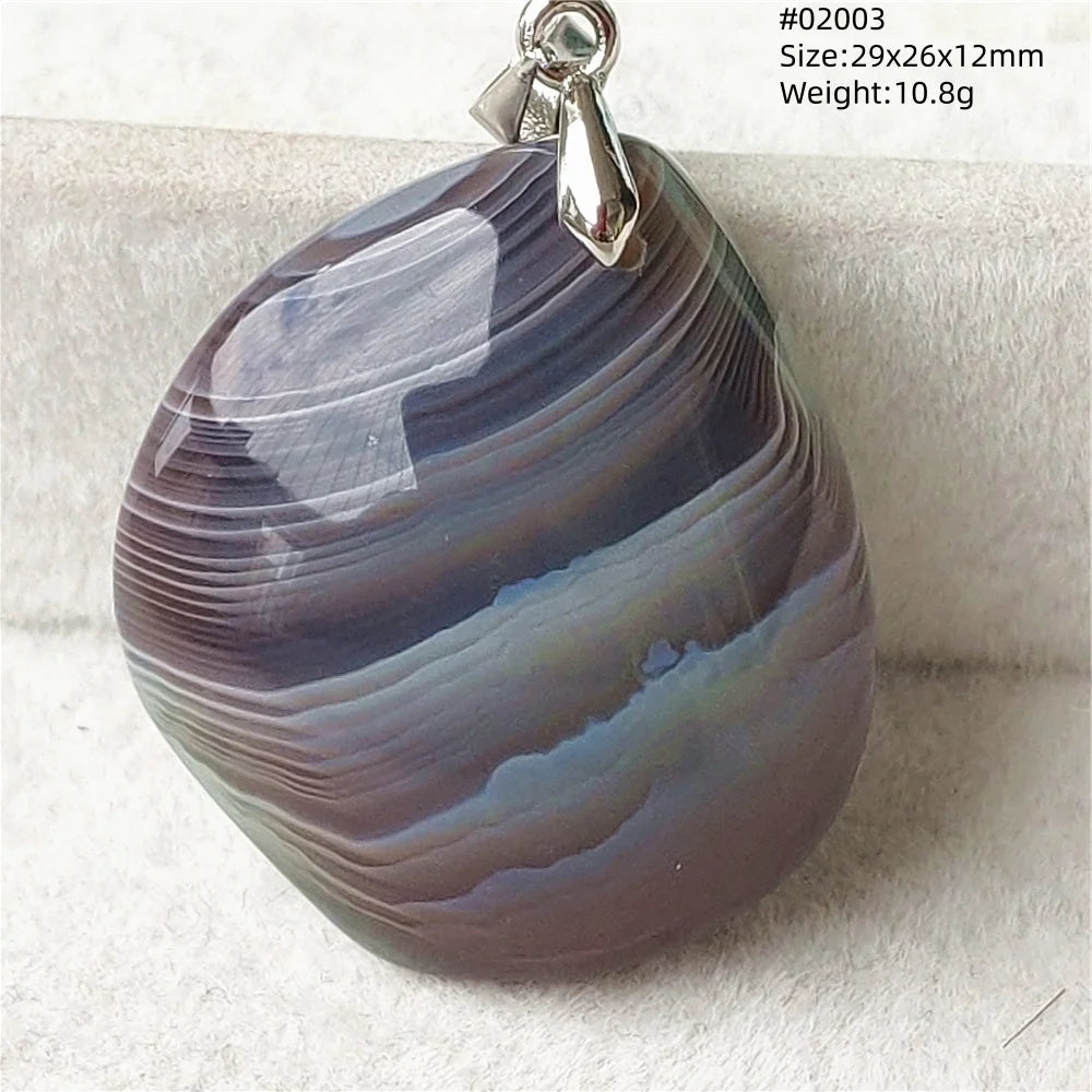 Natural Black Persian Agate Pendant Necklace Eye Women Men Jewelry Rare Fashion Gemstone Pink Agate Necklace AAAAAA