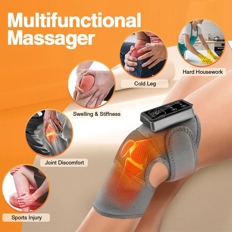 Electric Shoulder Brace Heated Knee Massager Vibration