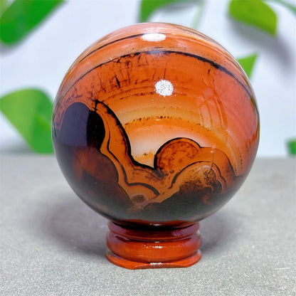 Sardonyx & Carnelian Sphere