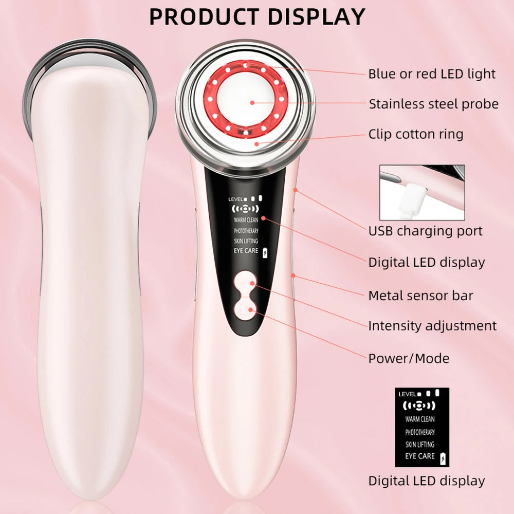 Multifunction Facial Massager 4 Radio Frequency Device