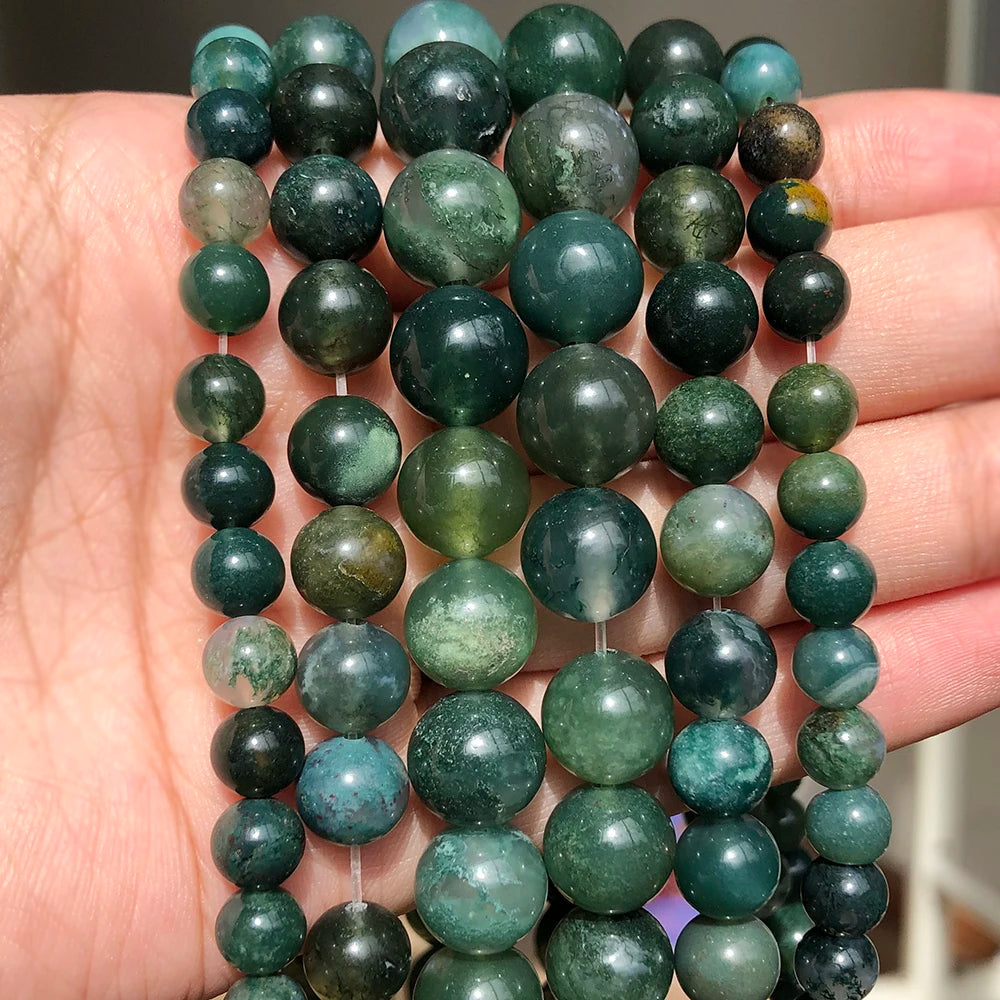 Natural Black Lava Stone Beads – Jewelry Making