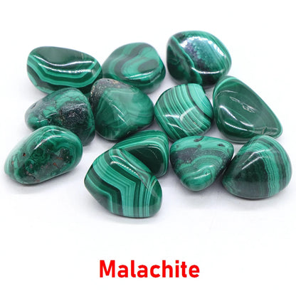 Natural Malachite Turquoise Quartz Crystals And Healing Stones Tumbled Bulk Mineral Specime Gemstones Home Aquarium Decoration