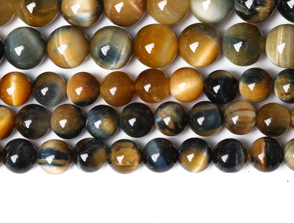 Natural Tiger Eye Beads for Jewelry Making