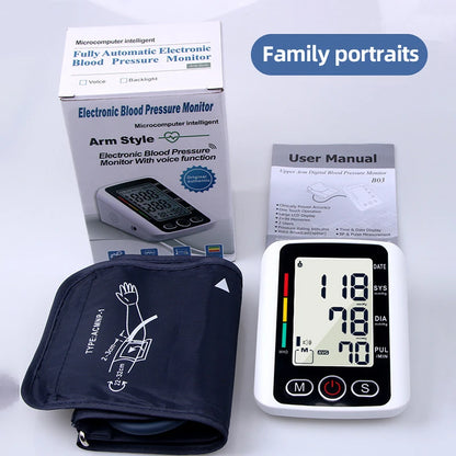 Digital  Blood Pressure and Heart Rate Pulse Meter