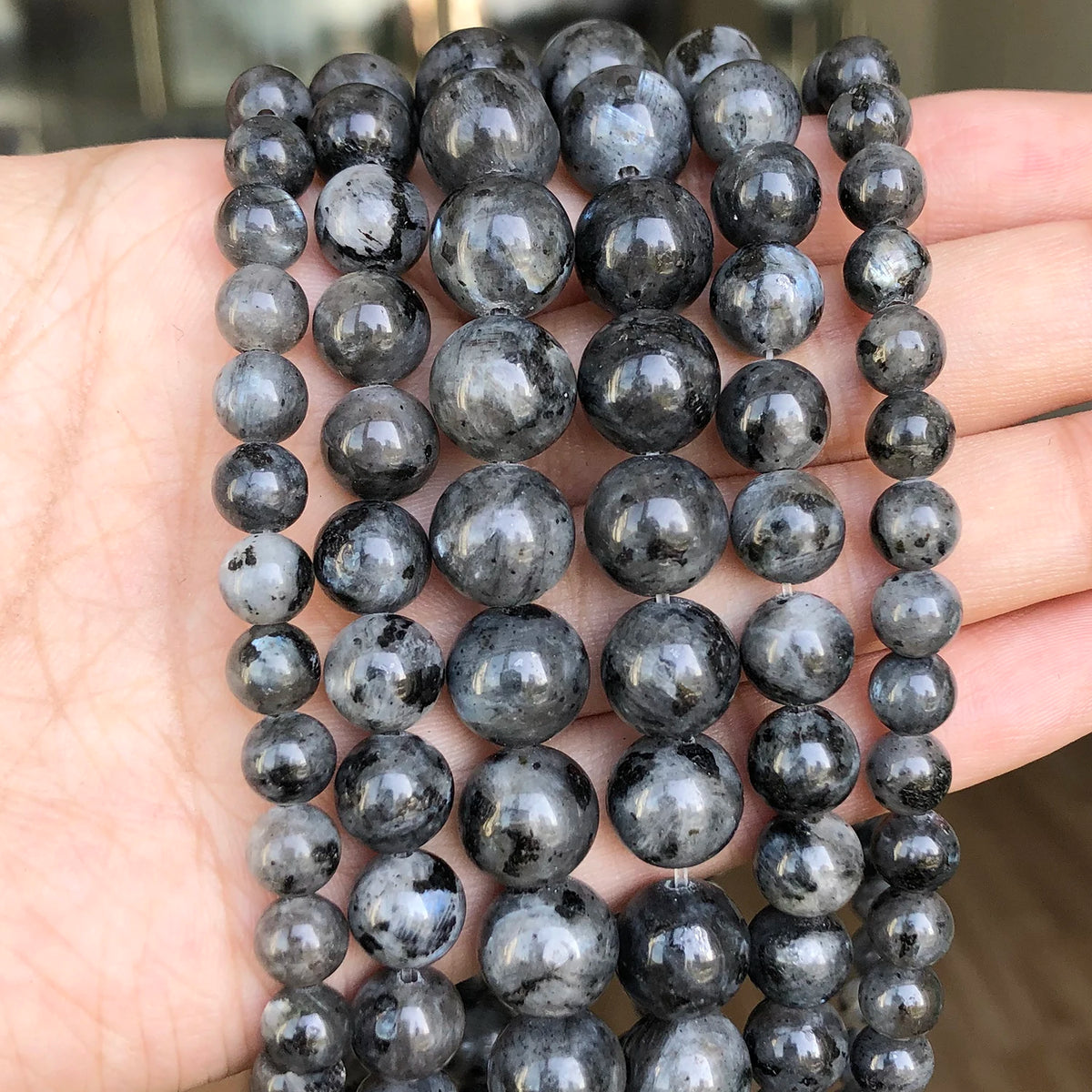 Natural Yooperlite Stone Beads for Jewelry Making