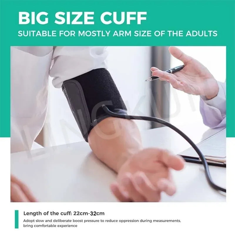 BP Monitor  New LED Blood Pressure Big Screen Broadcast Tonometer