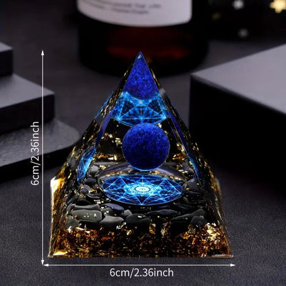 White Lotus Orgone Pyramid – Sacred Energy & Harmony