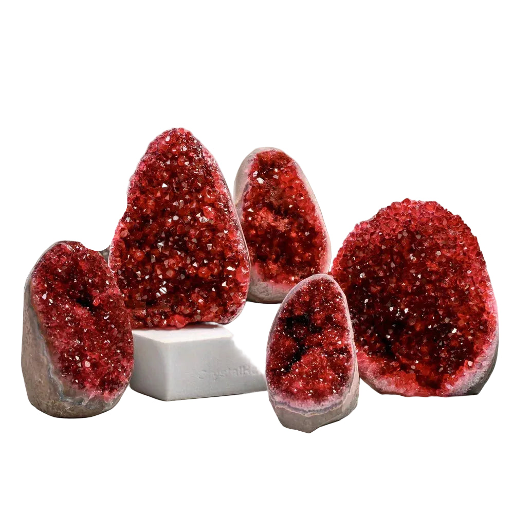 Red Amethyst Geode – Reiki & Home Décor