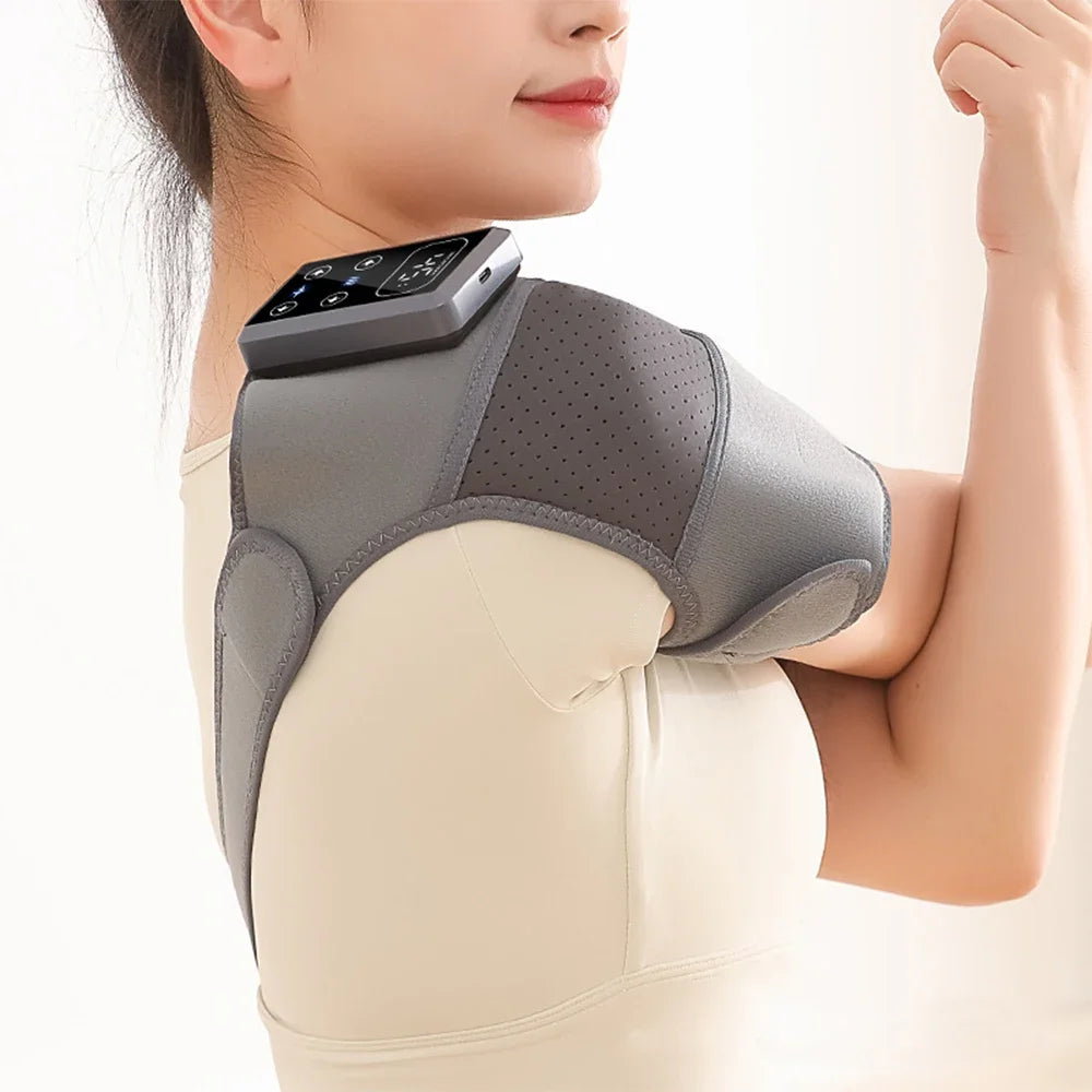 Electric Shoulder Brace Heated Knee Massager Vibration