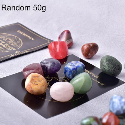50/100/200/500g Crystals Bulk Polished Rocks Stones Healing Crystals Stones for Healing Meditation Spiritual 2-3cm