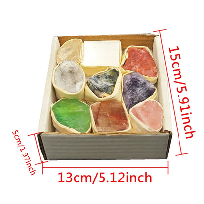 Natural Crystal Raw Stone Set Rose Quartz Irregular Ore Mineral Specimen Aquarium Decoration Home Decor Gift Fragrant Stone