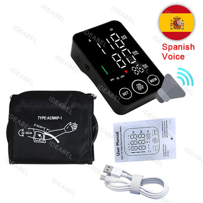 BP Monitor  New LED Blood Pressure Big Screen Broadcast Tonometer