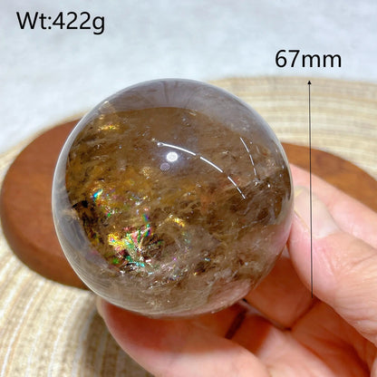 Rainbow Smoky Quartz Sphere – Natural Crystal