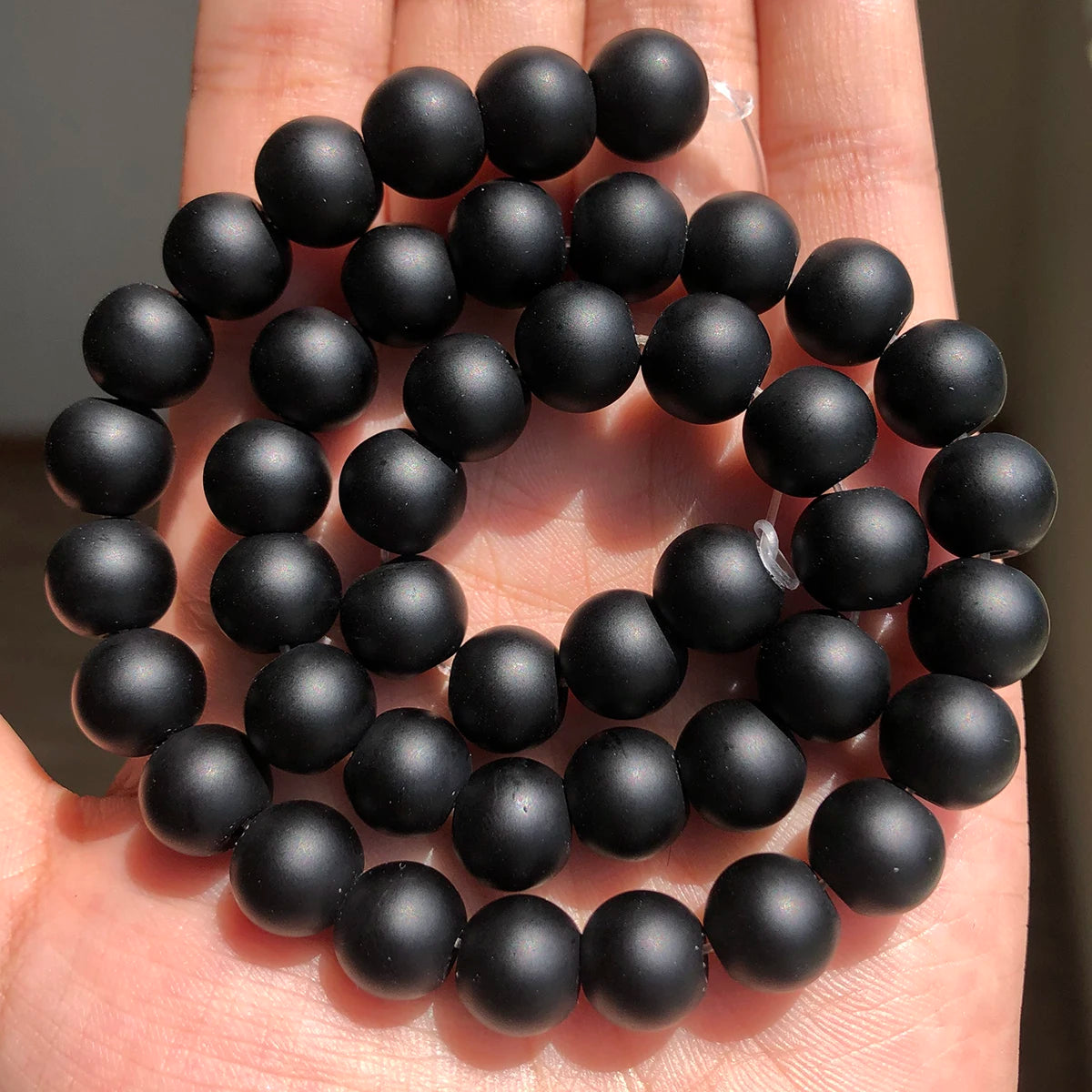 Natural Black Lava Stone Beads – Jewelry Making