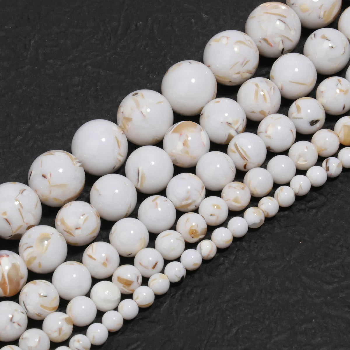 Natural Yooperlite Stone Beads for Jewelry Making