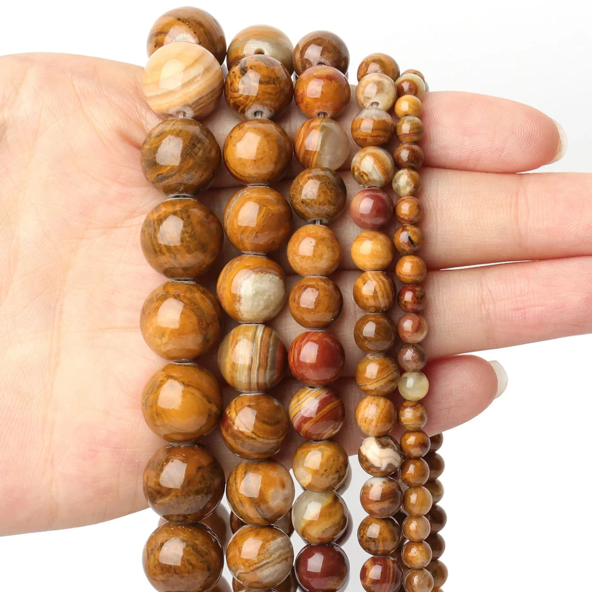 Natural Yooperlite Stone Beads for Jewelry Making