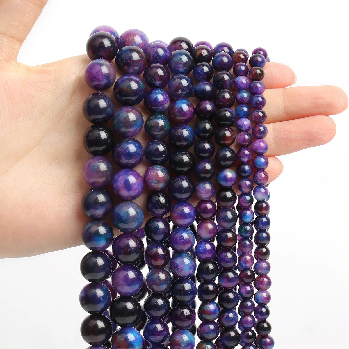 Natural Yooperlite Stone Beads for Jewelry Making