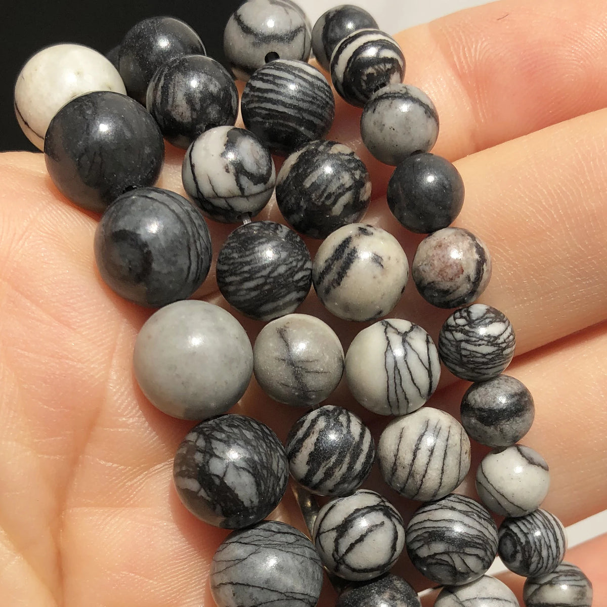 Natural Yooperlite Stone Beads for Jewelry Making