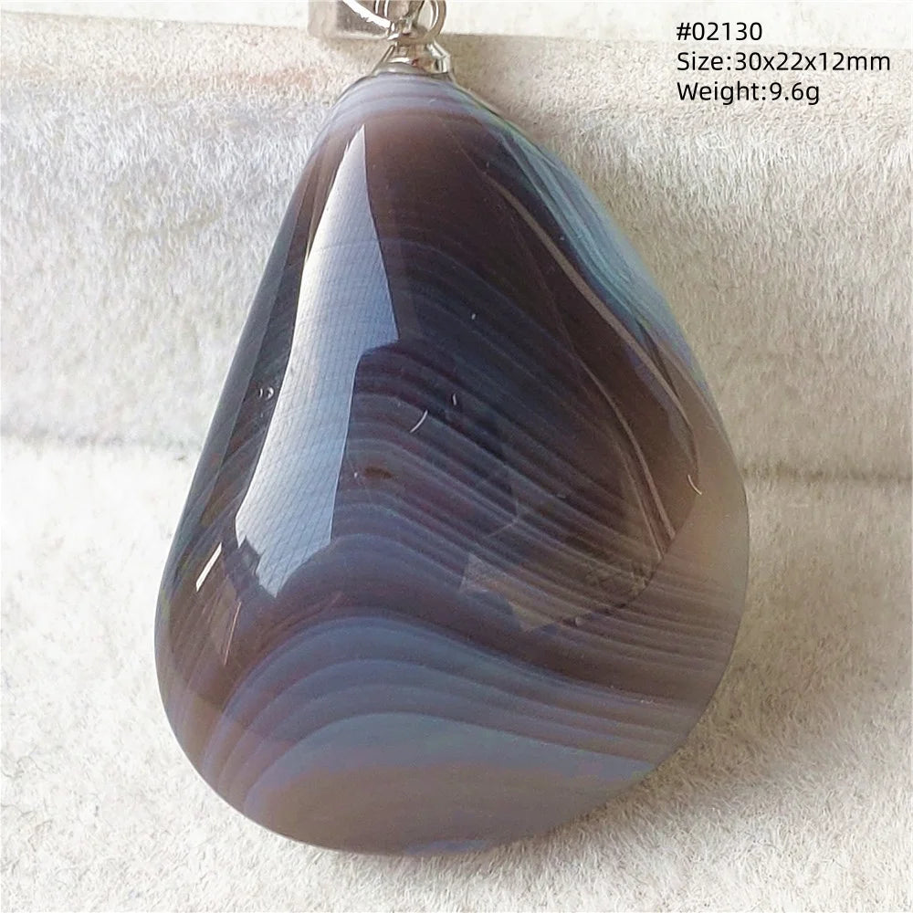 Natural Black Persian Agate Pendant Necklace Eye Women Men Jewelry Rare Fashion Gemstone Pink Agate Necklace AAAAAA