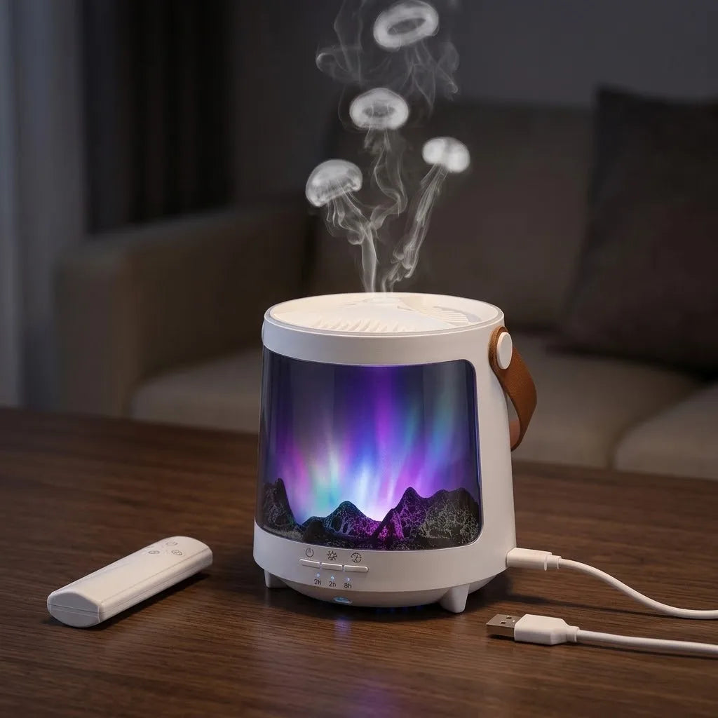 Jellyfish Aurora Aroma Diffuser – 300ml