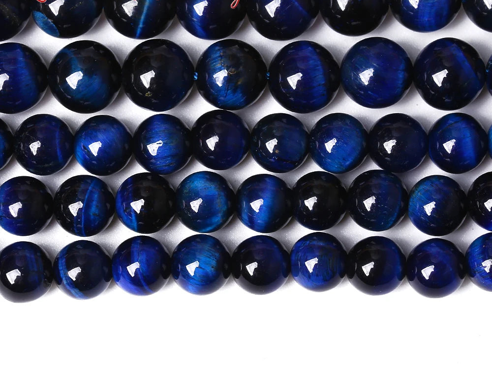 Natural Tiger Eye Beads for Jewelry Making