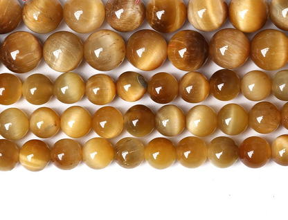 Natural Tiger Eye Beads for Jewelry Making