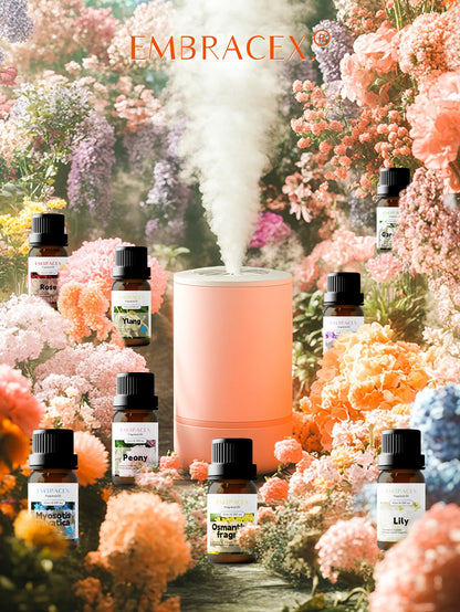 6PC/1PC 10ML Floral Fragrance Oils For Car Scents, Diffuser Scents Gift Set for Friends/Parent