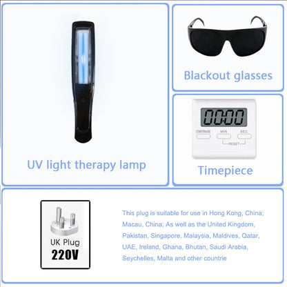 Uvb Lamp Therapy  for Vitiligo Psoriasis Eczema