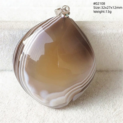 Natural Black Persian Agate Pendant Necklace Eye Women Men Jewelry Rare Fashion Gemstone Pink Agate Necklace AAAAAA