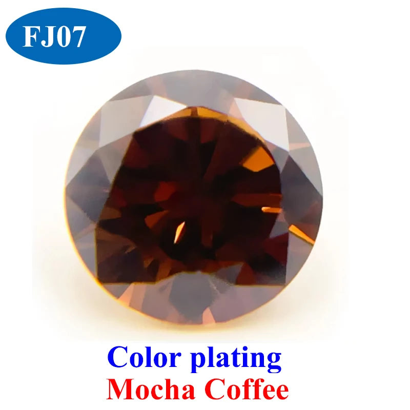 DJMAX 0.5-3ct Pink Red Royal Blue Green Moissanite Loose Stone Excellent Cut 5/6.5/8/9mm Original Moissanite Diamond Stones