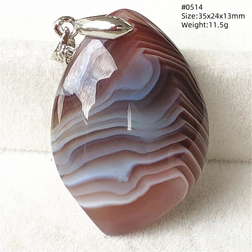 Natural Black Persian Agate Pendant Necklace Eye Women Men Jewelry Rare Fashion Gemstone Pink Agate Necklace AAAAAA